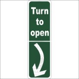 Turn to open - esquerda